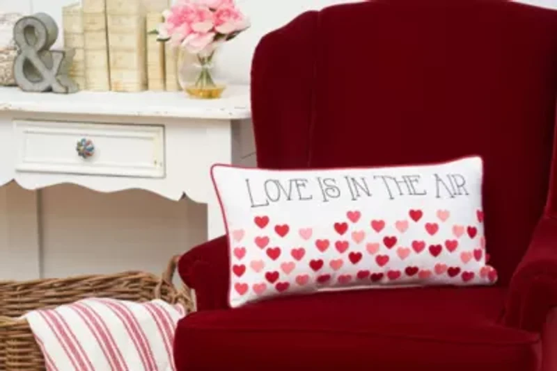 Love is in The Air Pillow 12" x 24