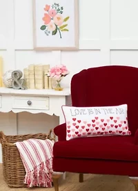 Love is in The Air Pillow 12" x 24