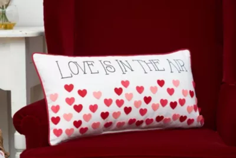 Love is in The Air Pillow 12" x 24