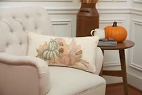 24" x 12" Autumn Fields Cornucopia Throw Pillow