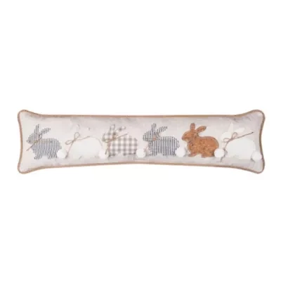 Multi Rabbit Line Up Pillow 9" x 36"
