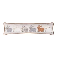 Multi Rabbit Line Up Pillow 9" x 36"