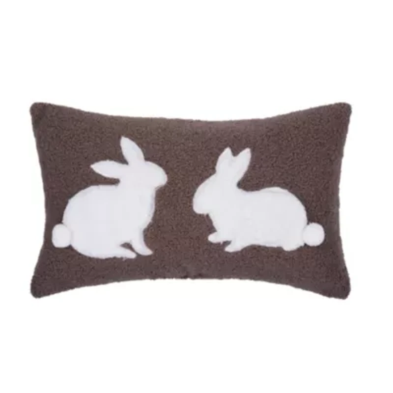 Rabbit Duo Pillow 12" x 20"