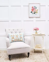 Blossom Bunny Trio Pillow 14" x 22