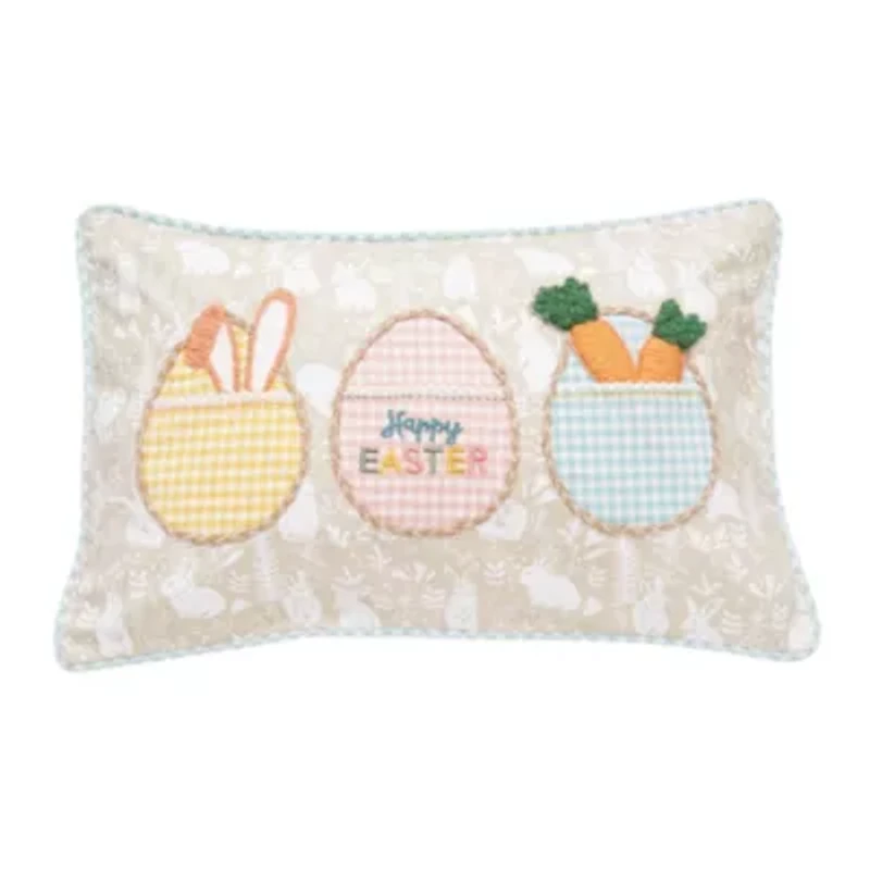 Easter Egg Trio Pillow 14" x 22