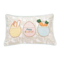 Easter Egg Trio Pillow 14" x 22