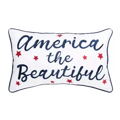 America The Beautiful Pillow 14" x 22