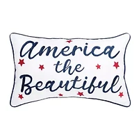 America The Beautiful Pillow 14" x 22