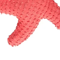 25" Coral Starfish Shaped Throw Pillow