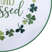 Lucky Blessed Clover Pillow 18" x 18"