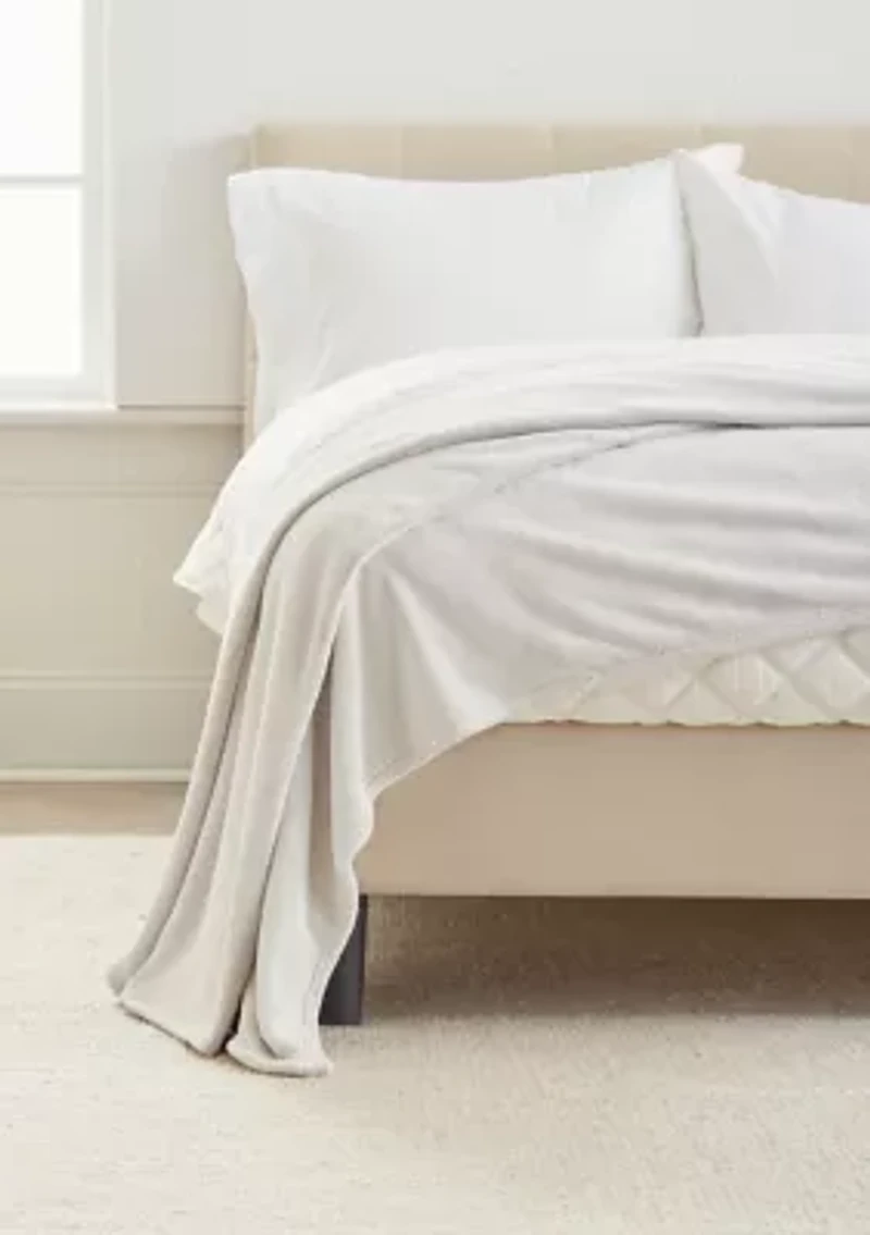 Heather Faux Fur Blanket