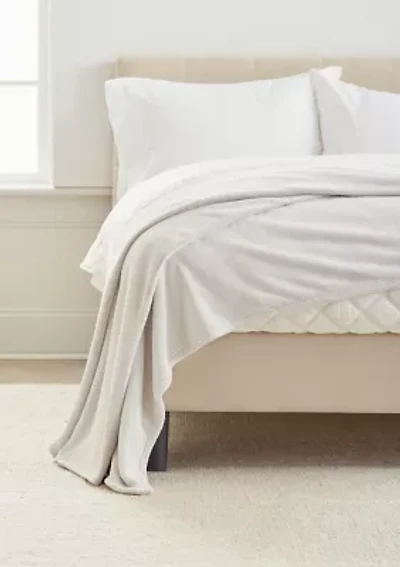 Heather Faux Fur Blanket