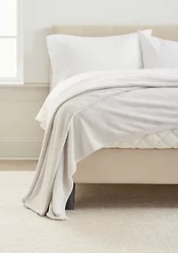 Heather Faux Fur Blanket