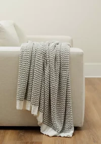 Jacquard Cozy Knit Throw