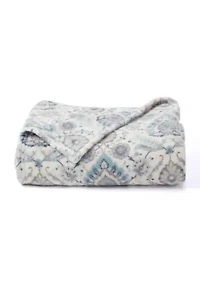 Patterned Lux Velvet Throw Blanket