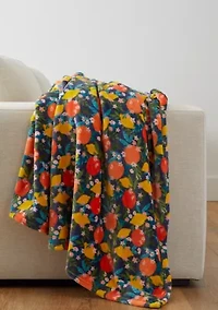 Patterned Lux Velvet Throw Blanket