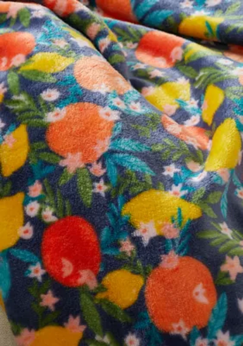 Patterned Lux Velvet Throw Blanket