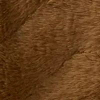 Herringbone Faux Fur Berber Throw Blanket