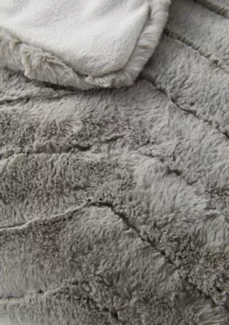 Herringbone Textured Throw Blanket