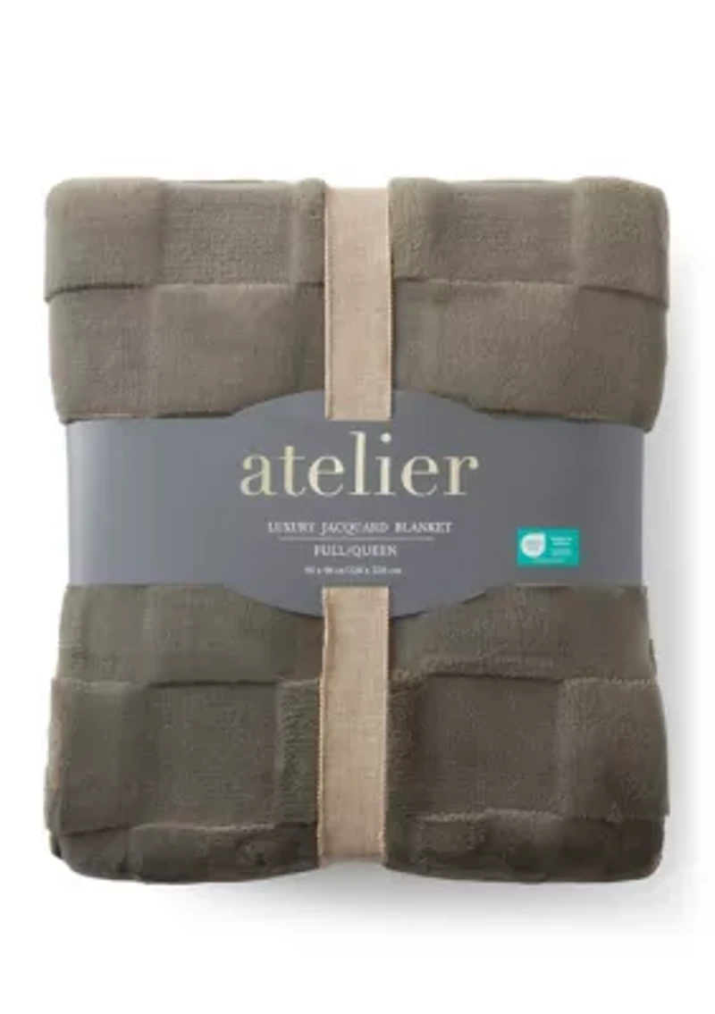 Luxury Jacquard Throw Blanket