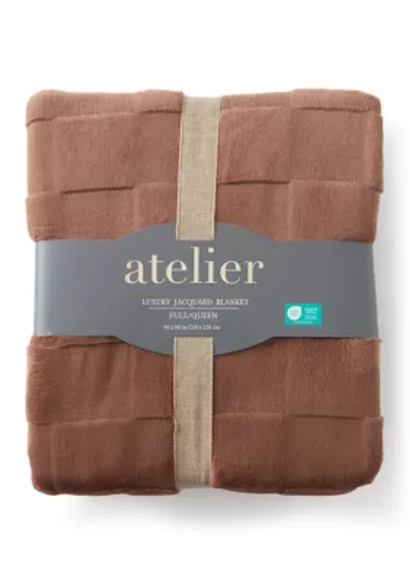 Luxury Jacquard Throw Blanket