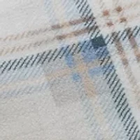 Luxury Velvet Plaid Throw Blanket