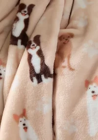Dog Lux Velvet Throw Blanket