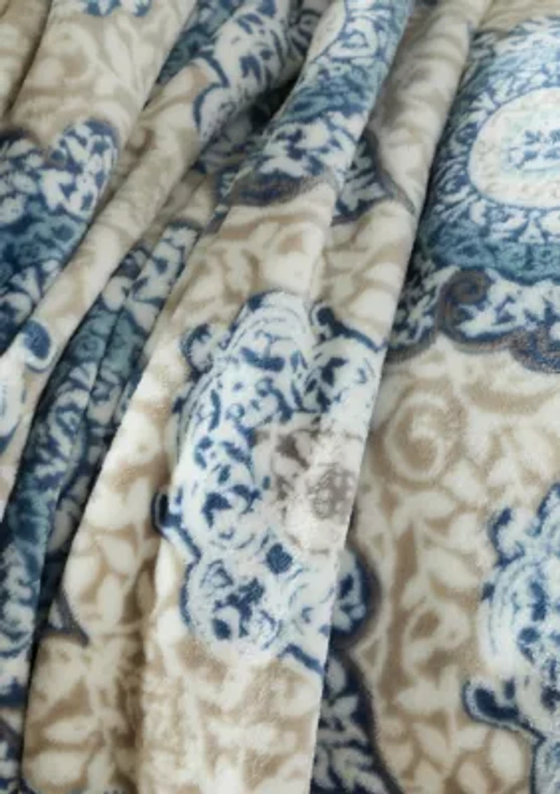 Medallion Lux Velvet Throw Blanket