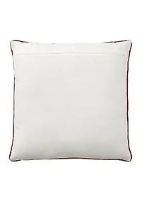 Beaded Candy Cane Throw Pillow