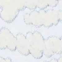 Decorative Winter Trees Beaded Pillow