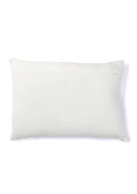 Decorative Winter Trees Beaded Pillow