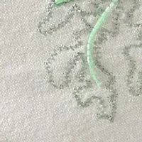 Beaded Shell and Coral Pillow