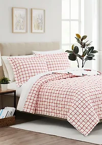 Red Truck Holiday 3-Piece Quilt Set
