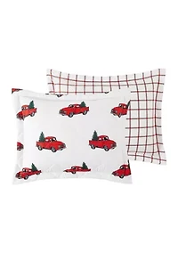 Red Truck Holiday 3-Piece Quilt Set