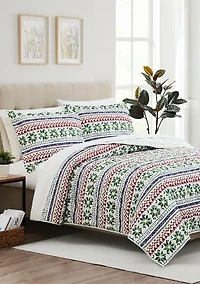 Fair Isle 3-Piece Quilt Set