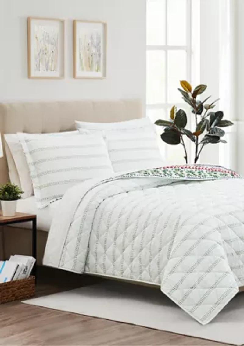Fair Isle 3-Piece Quilt Set