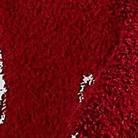 Candy Canes Feathered Knit Throw Blanket