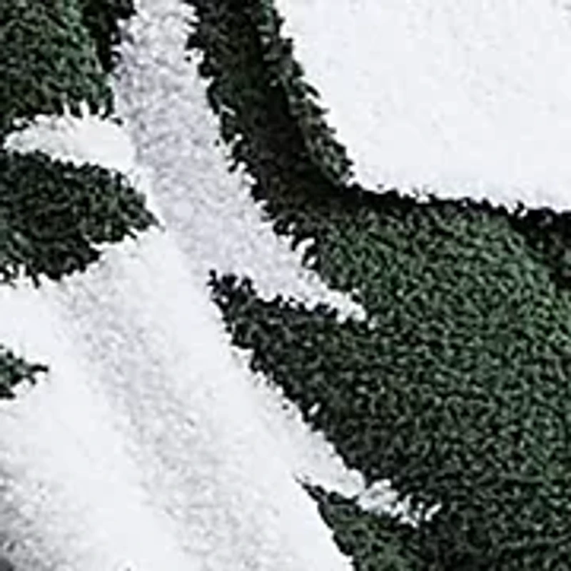 Christmas Tree Feathered Knit Throw Blanket