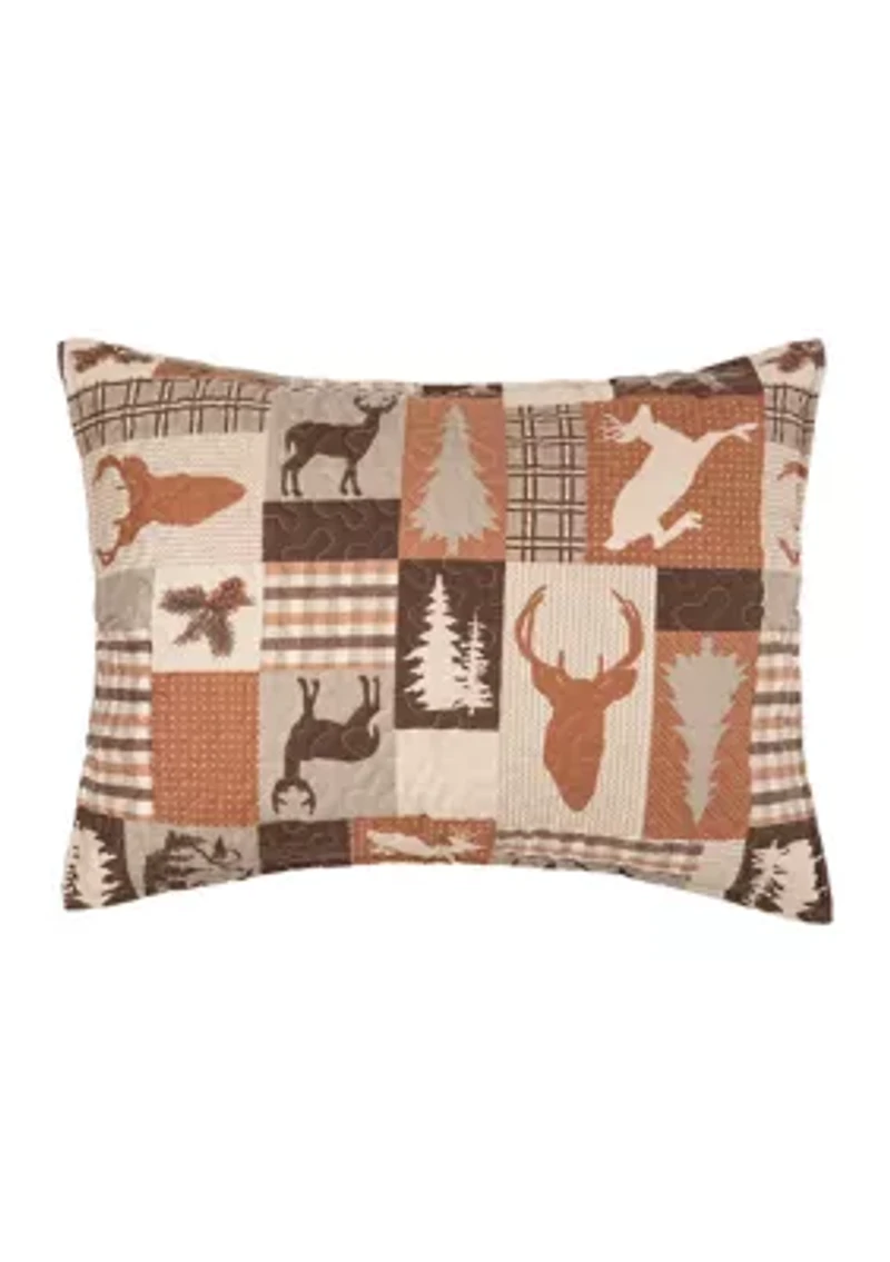 Buck Ridge Trail Rustic Lodge Quilt Set
