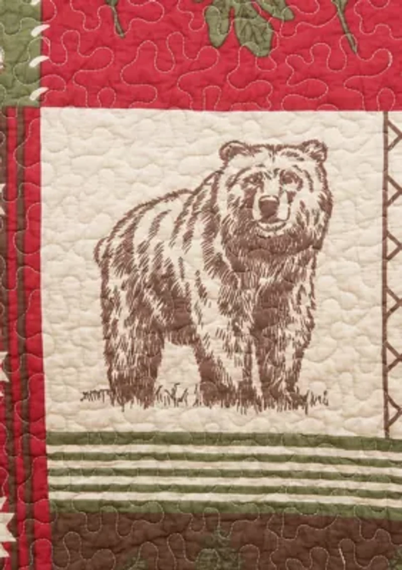 Keaton Forest Rustic Quilt Set