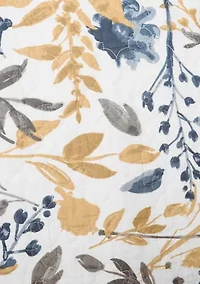 Natural Home Floral Quilt Set