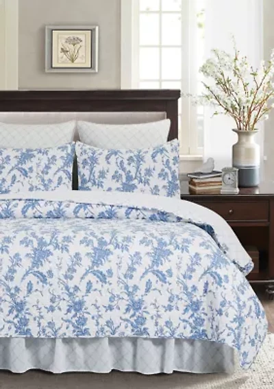 Bleighton Blue Quilt Set