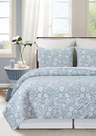 Seafoam Reef Quilt Set