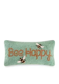 Bee Happy Decorative Pillow