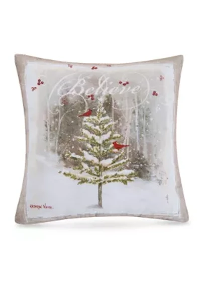 Believe Tree Pillow