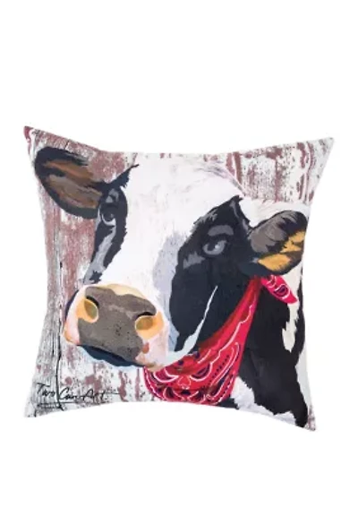 Cow Indoor/Outdoor Pillow