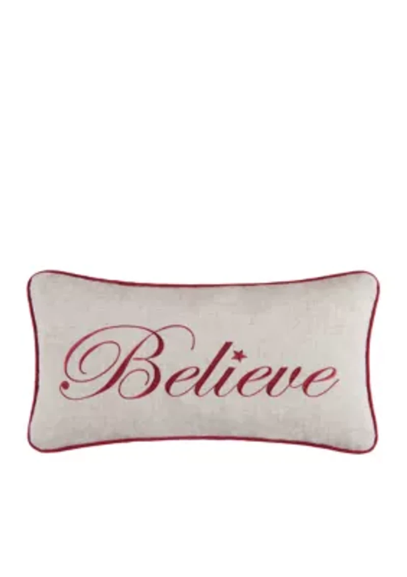 Believe Throw Pillow