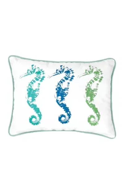 Seahorses Throw Pillow