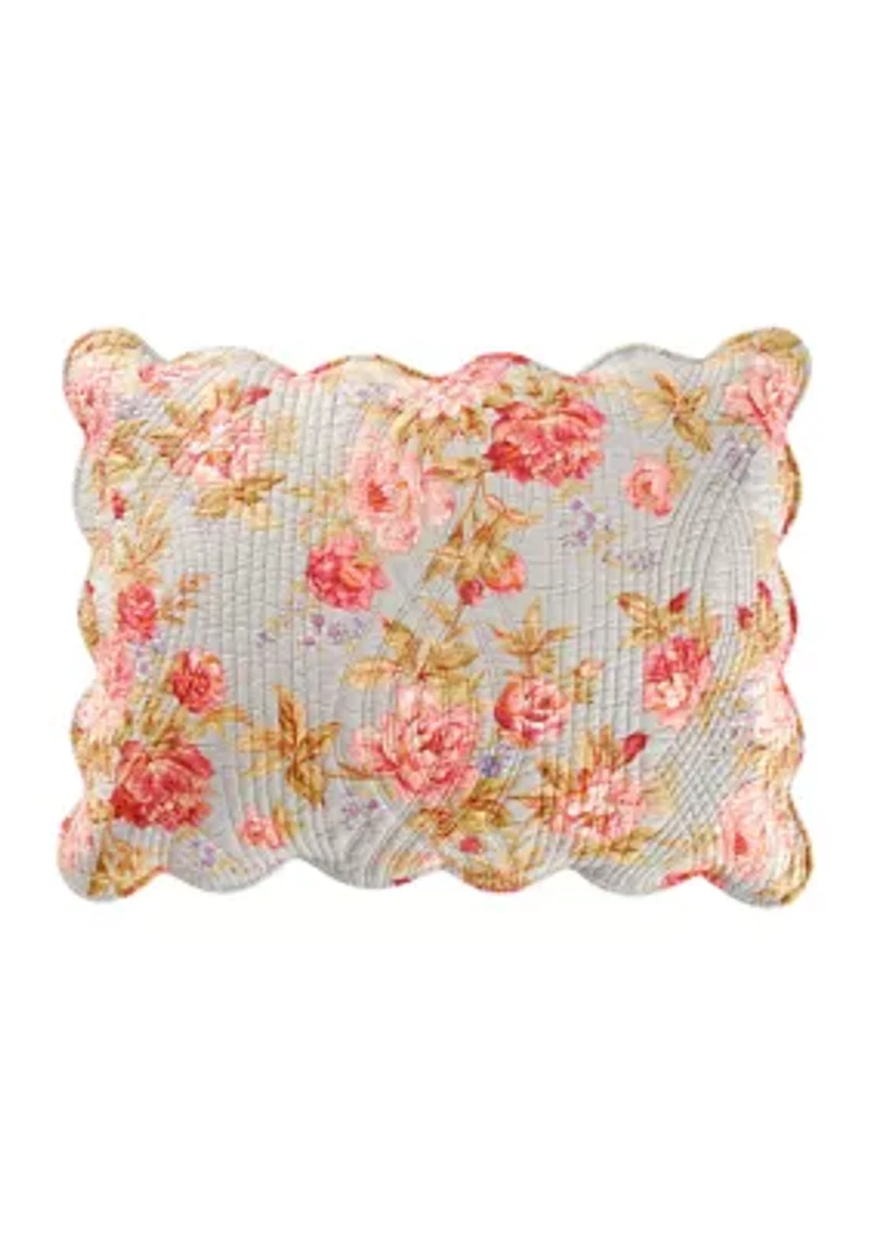 Clara's Blue Rose Quilt Set