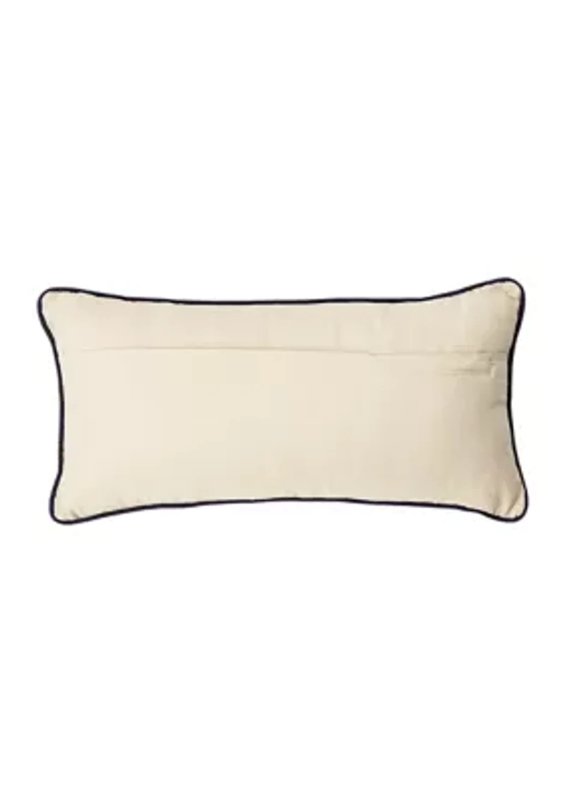 Drew Embroidered Pillow 